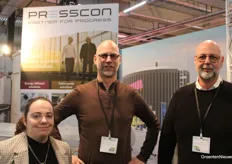 Daniella Hanemaayer, Peter Valentin, and Robert Vink from Presscon.
